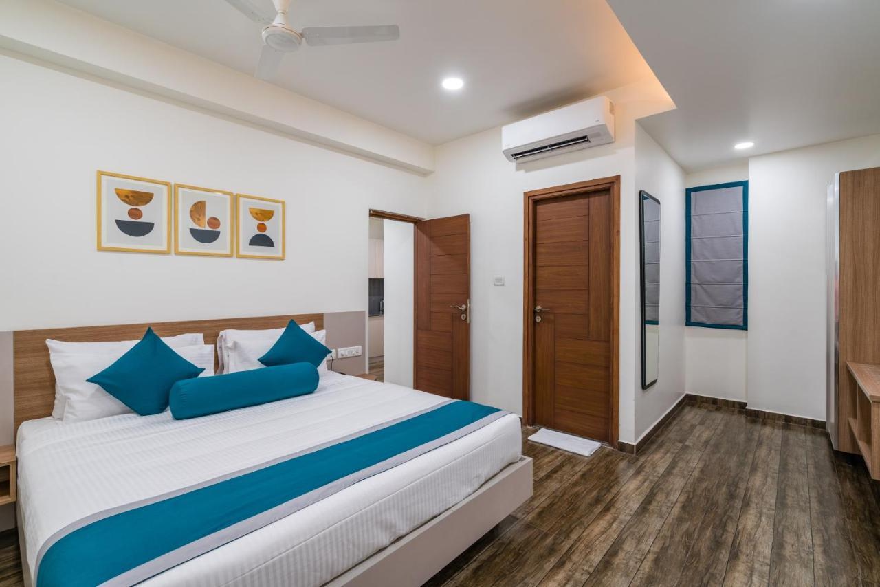 Skyla Studios & Suites - Hitech City Hyderabad Exteriör bild